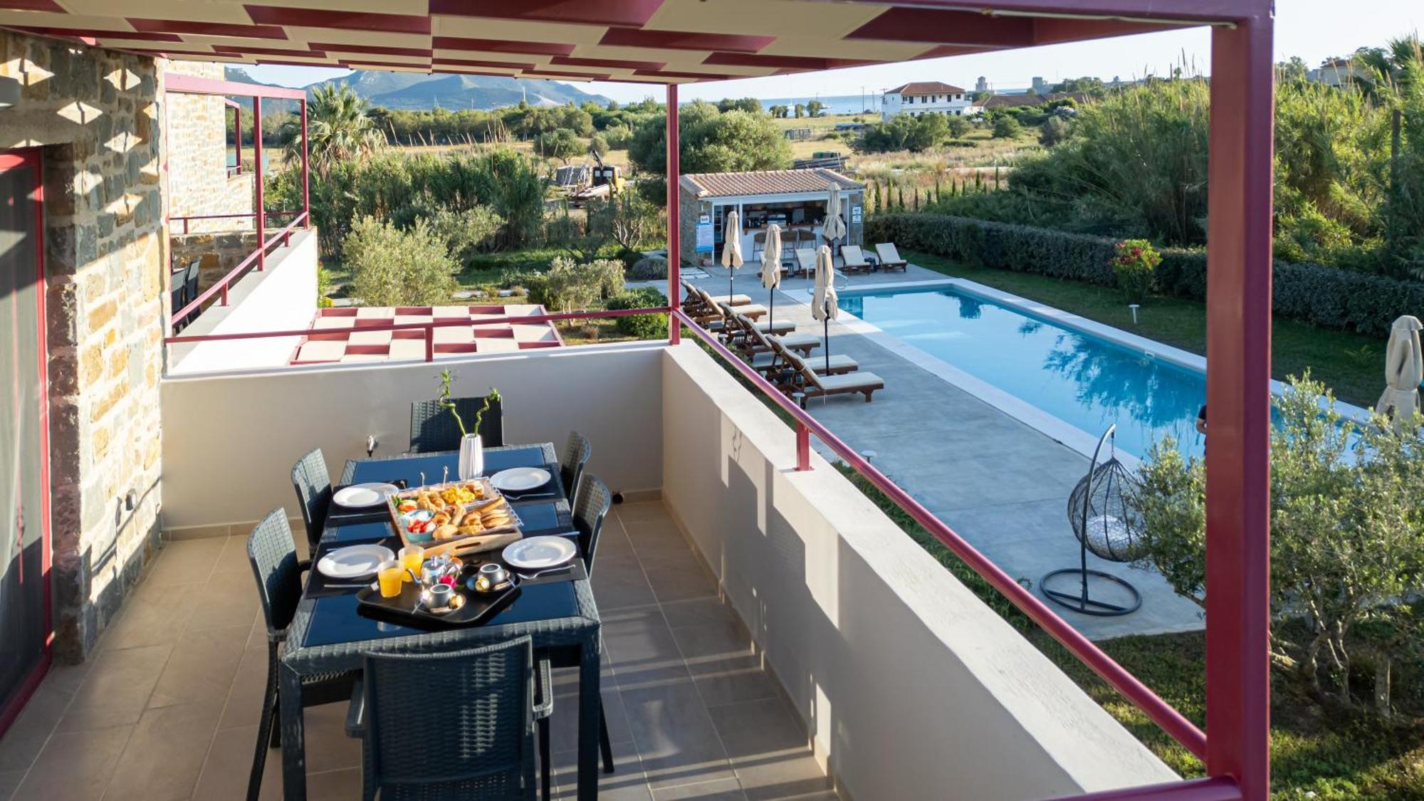 Aparthotel Abeloessa Methonian Hospitality Exterior foto