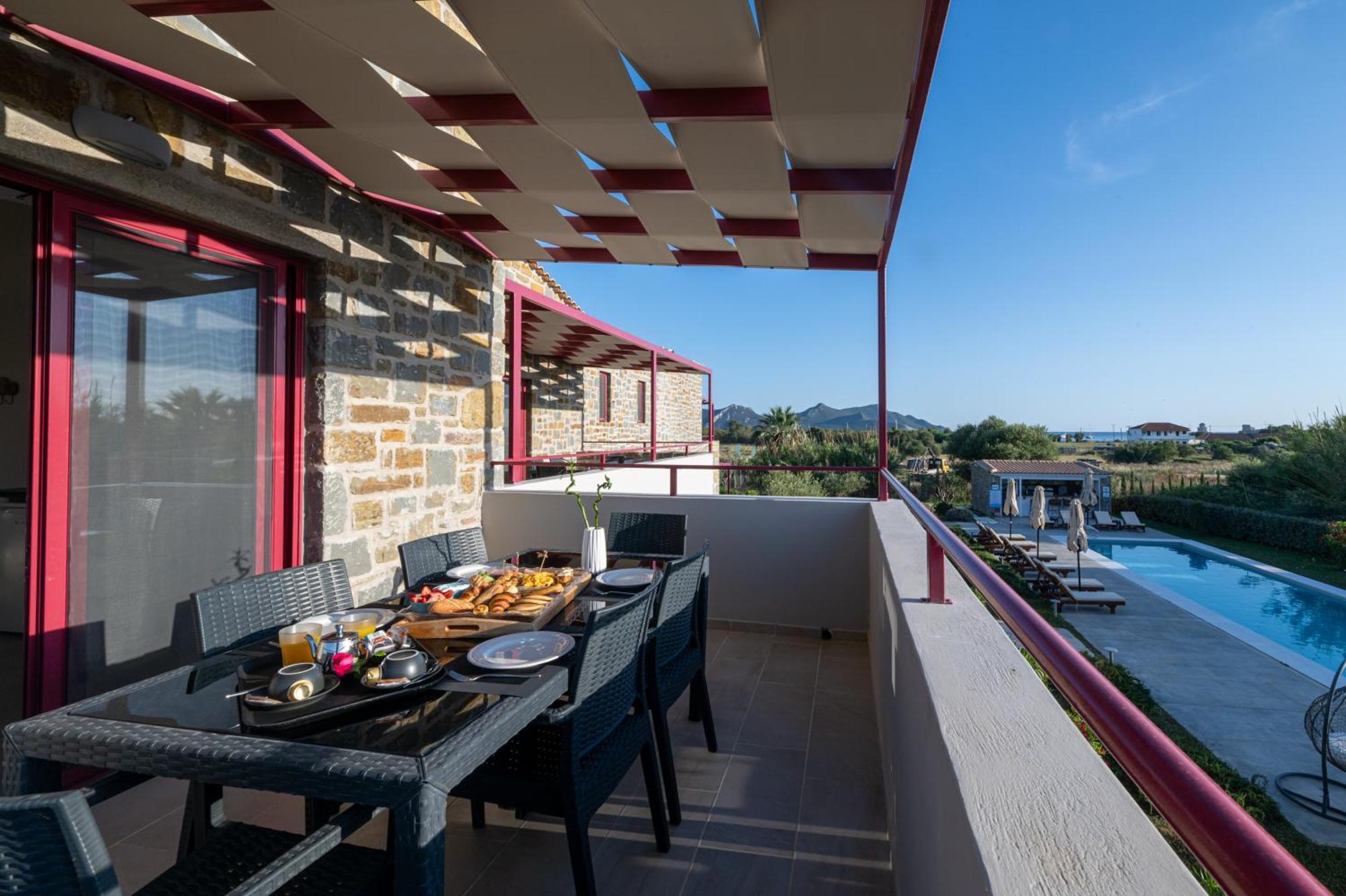 Aparthotel Abeloessa Methonian Hospitality Exterior foto